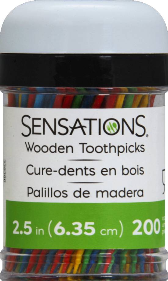 Sensations Wooden Toothpicks (200 ct)