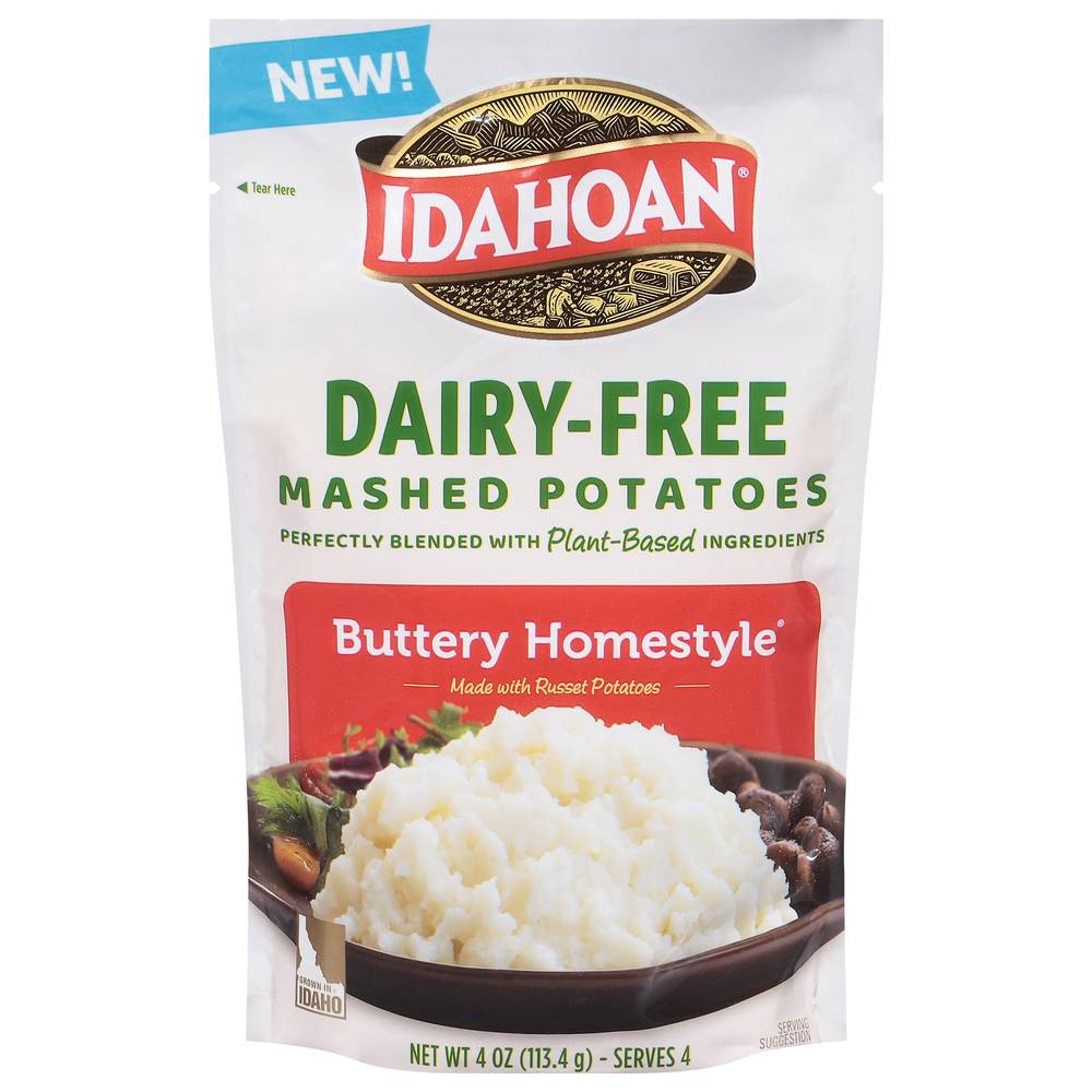 Idahoan Buttery Homestyle Mashed Potatoes Dairy-Free (4 oz)