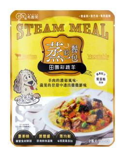 【毛起來】蒸的餐包 田園彩蔬羊150g#WP004203