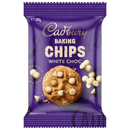 Cadbury White Chocolate Baking Chips 200g