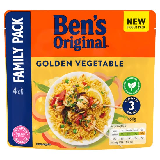 Ben's Original Golden Vegetable Rice (450g)