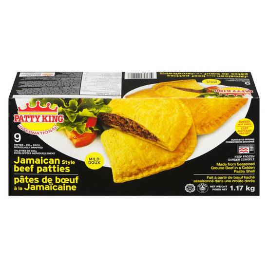 Patty King Jamaican Mild Beef Patties (9 ct)