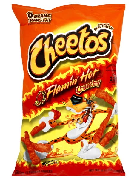 Cheetos Crunchy Snacks, Famin' Hot Cheese (8.5 oz)