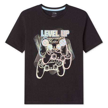 George Boys'' Graphic Tee (Color: Black, Size: L)