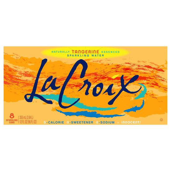 Lacroix Tangerine Sparkling Water (8 ct, 12 fl oz)