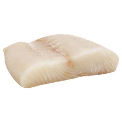 Seafood Counter Fish Halibut Fillet 5 Oz Skin Off