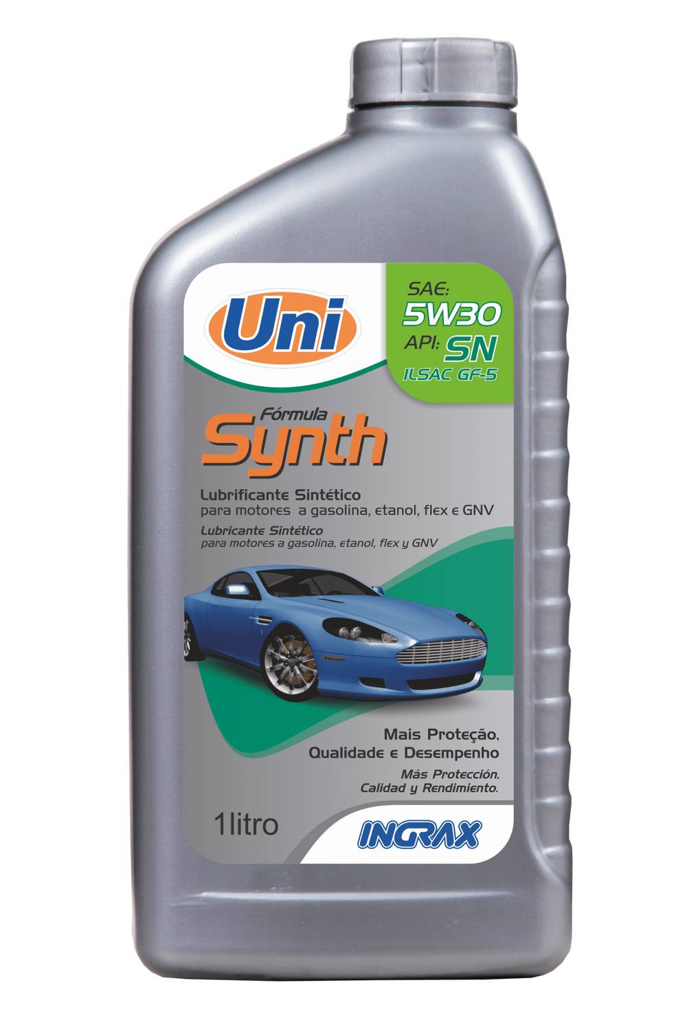 Ingrax lubrificante uni fórmula tech semi sae 5w30 (1l)