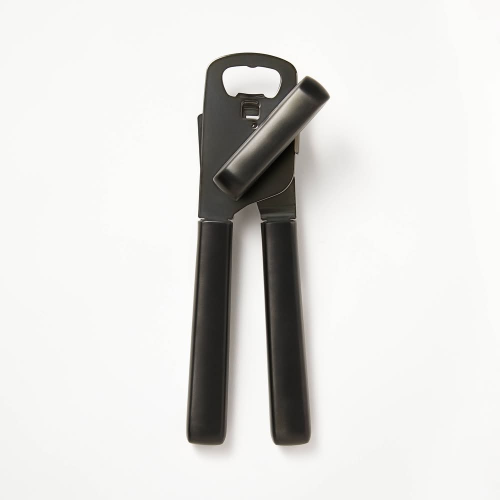 Figmint Stainless Steel Manual Can Opener, Black