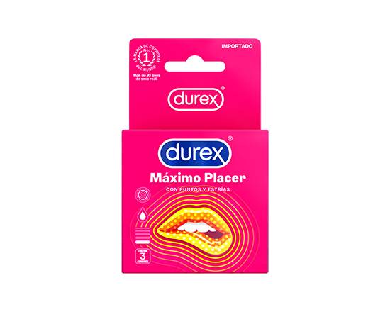 Durex preservativos máximo placer