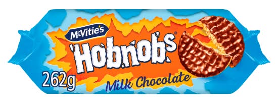 McVitie's Milk Chocolate, Hobnobs Biscuits (262g)
