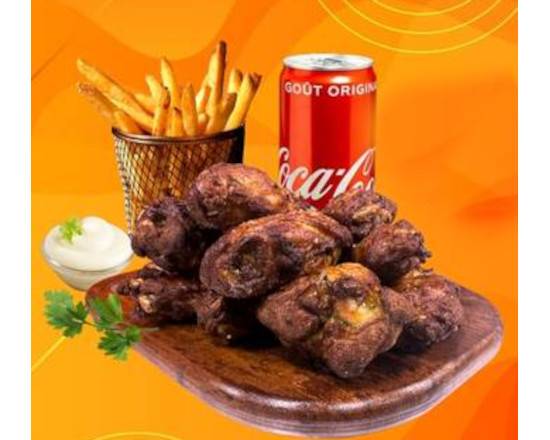 Menu Individuel 7 hot Wings®🍗🍟🥤