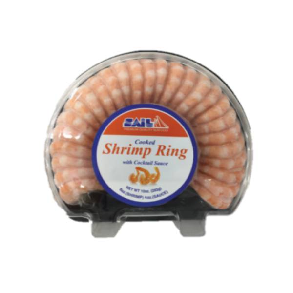 Fresh Thyme Sail Cooked Shrimp Ring With Cocktail Sauce (10 oz)