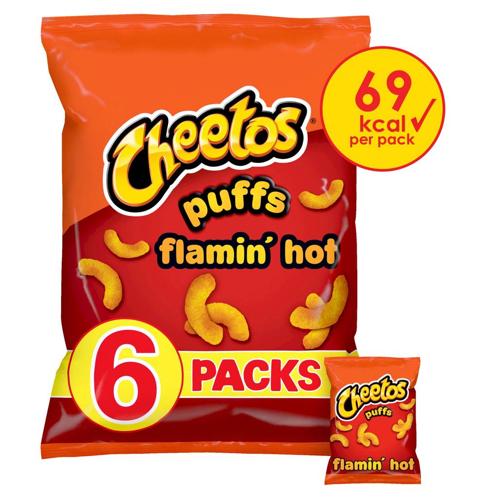 Cheetos 6pk Flamin Hot