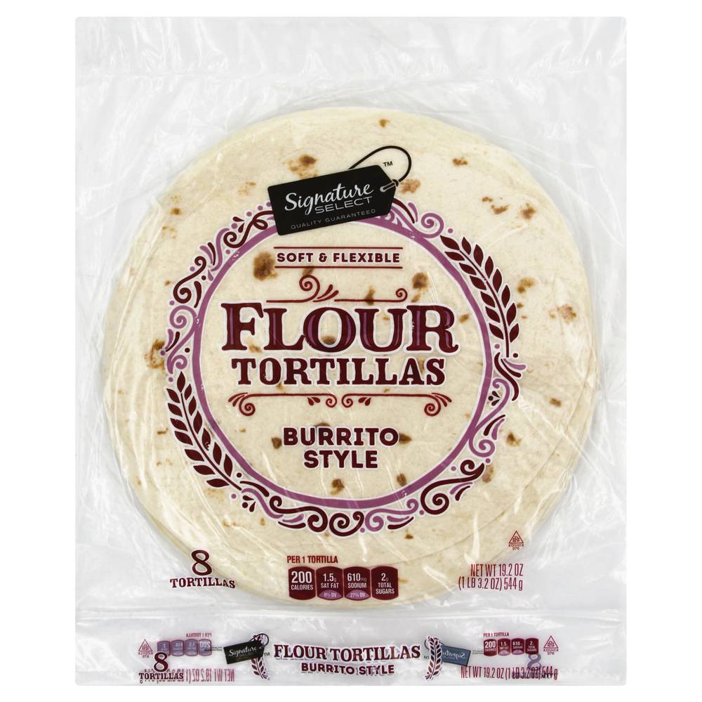 Signature Select Burrito Style Flour Tortillas (19.2 oz)