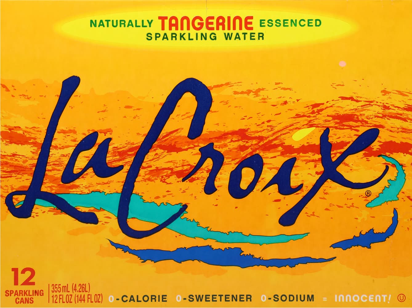 LaCroix Naturally Essenced Sparkling Water, Tangerine (12 x 12 fl oz)