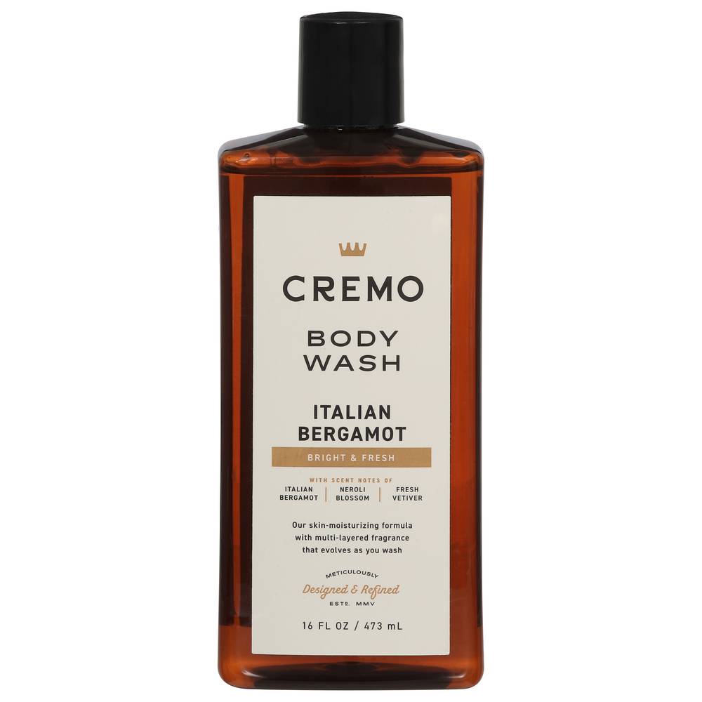 Cremo Reserve Collection Body Wash Italian Bergamot