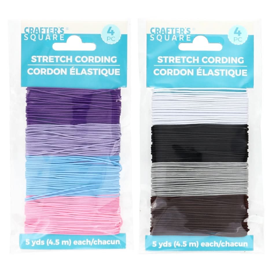 Crafter's Square Stretch Lace Rolls, 4.5 m, Assorted (4 ct)