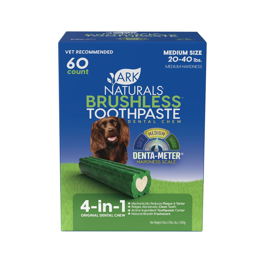 Brushless Toothpaste Dental Chew For Dog (medium/cinnamon)