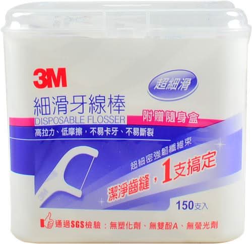 ３Ｍ盒裝細滑牙線棒
