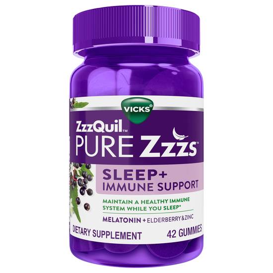 Vicks Zzzquil Pure Zzzs Sleep + Immune Support