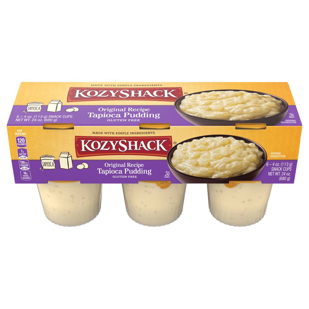 Kozy Shack Gluten Free Original Recipe Tapioca Pudding