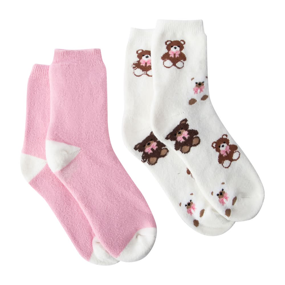 Cozy Crew Socks 2-Pairs Bears