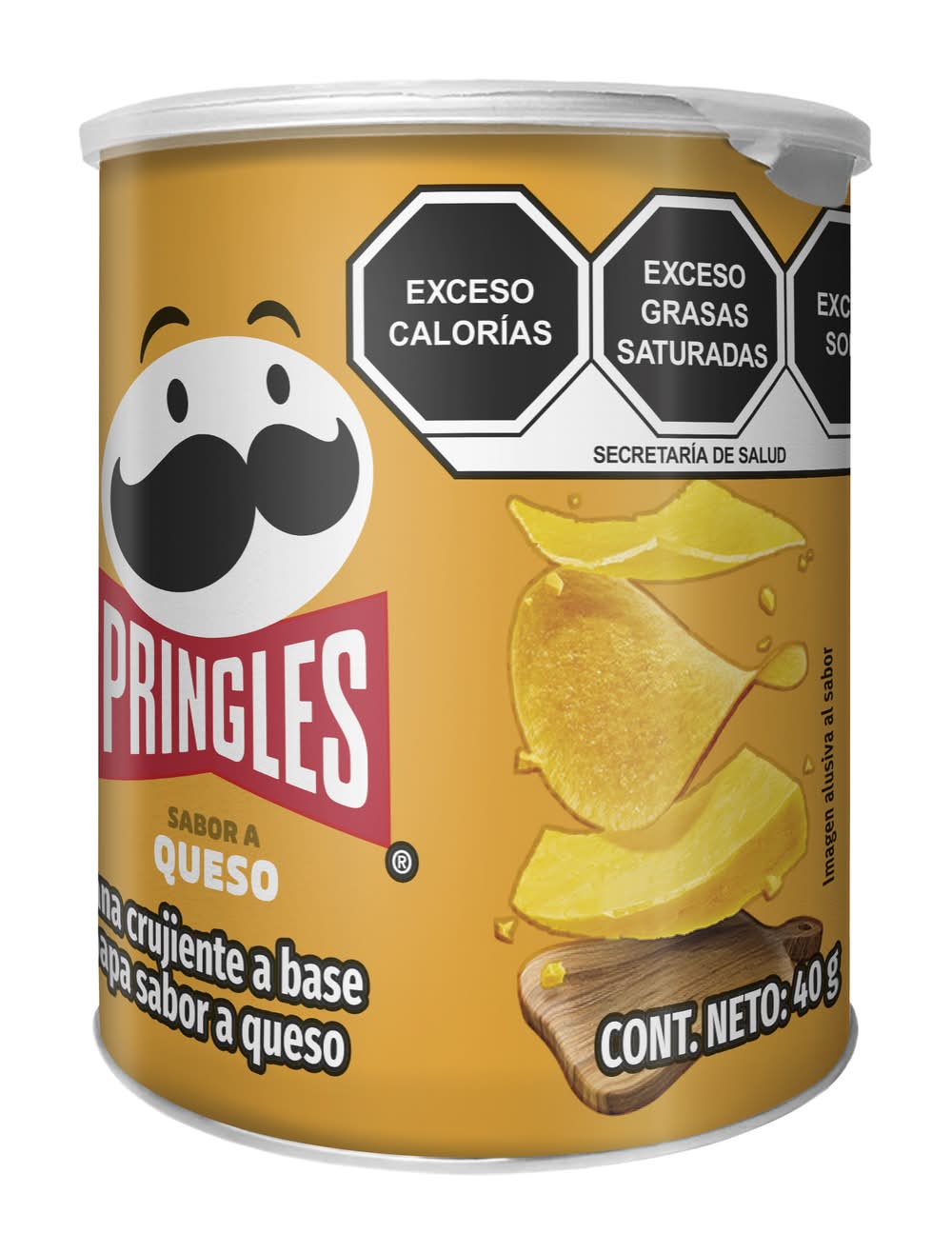 Pringles · Papas fritas crujientes, queso (40 g)