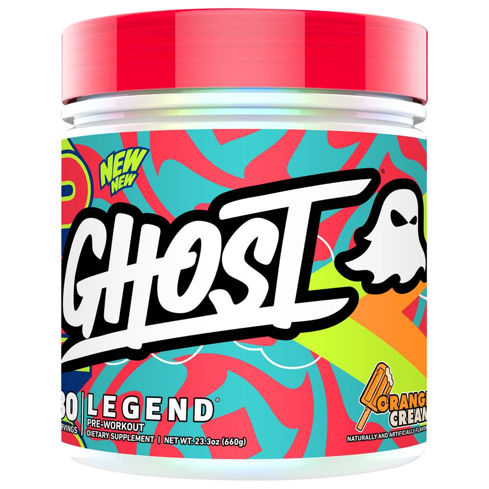 Ghost Legend Pre Workout Powder (23.3 oz) (orange cream)