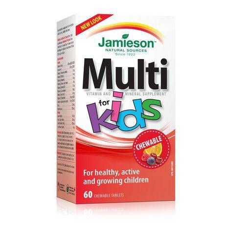 Jamieson Kids Multivitamin Chewable Tablets (60 chewable tablets)