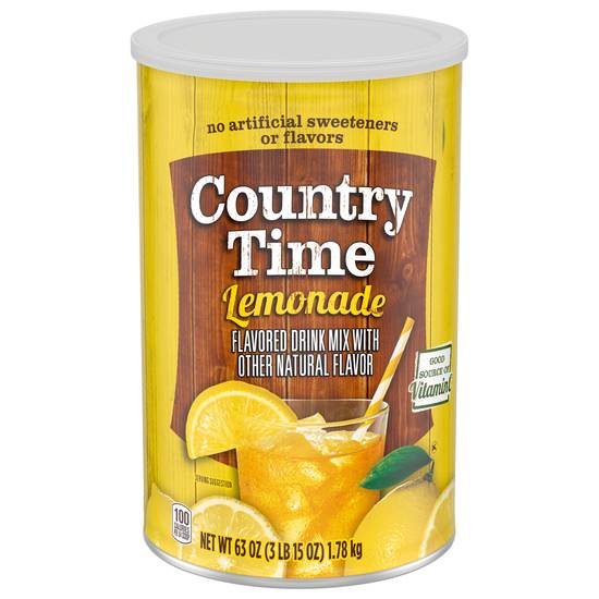 Country Time Lemonade Flavored Drink Mix (63 oz)