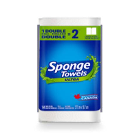 Sponge Towls Ultra Double (2 rolls in 1)