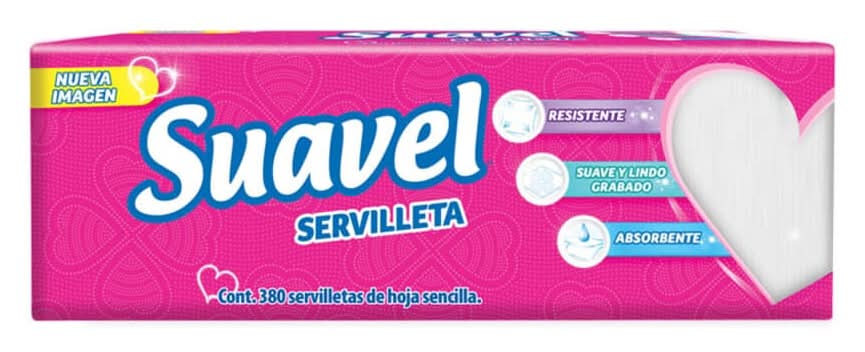 Suavel · Servilletas desechables (380 un) (380 un)