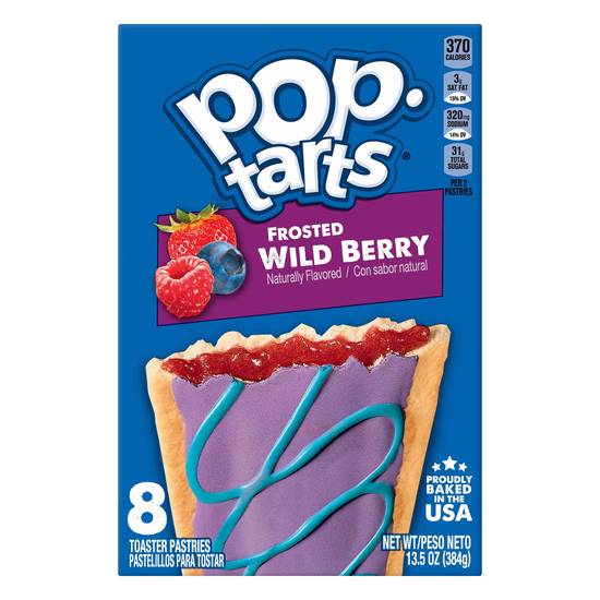 Pop-Tarts Frosted Wild Berry Toaster Pastries (8 pastries)
