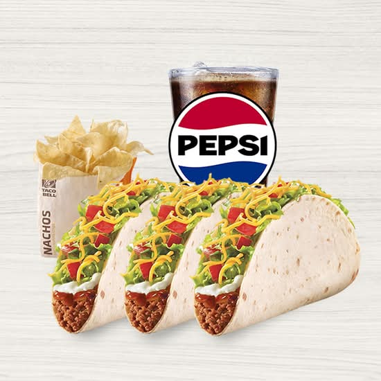Combo 3 Tacos Supreme Beef