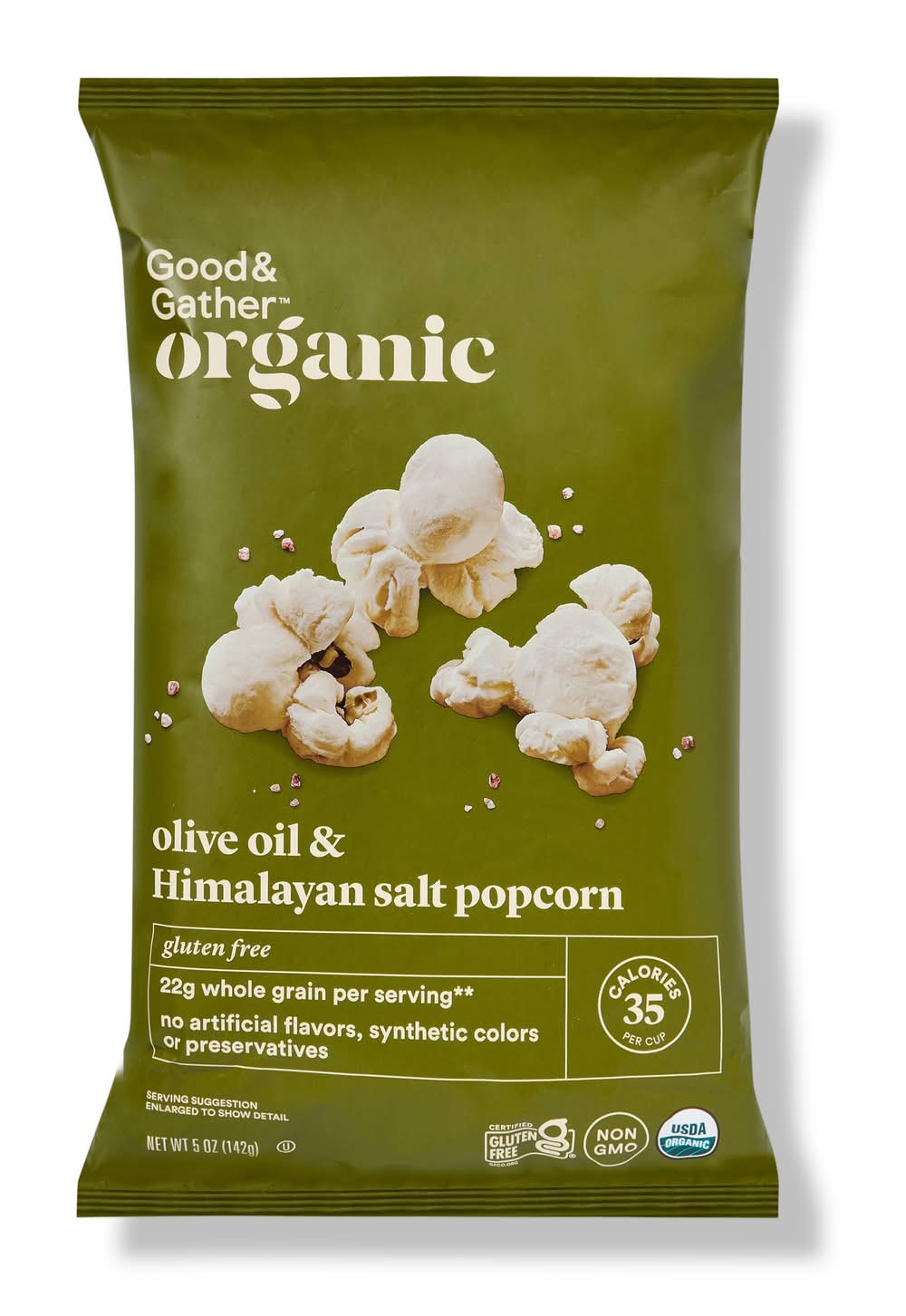 Good & Gather Organic Olive Oil & Himalayan Salt Popcorn (5 oz)
