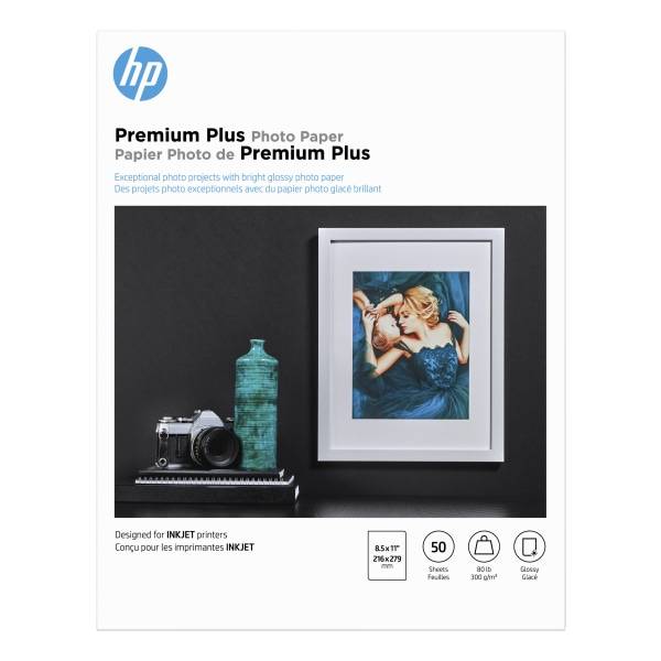 Hp Premium Plus Inkjet Printer Glossy Photo Paper