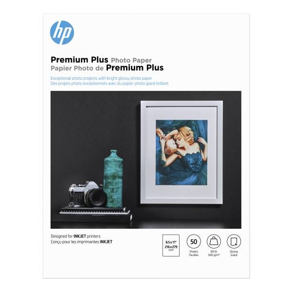 HP Premium Plus Inkjet Printer Glossy Photo Paper