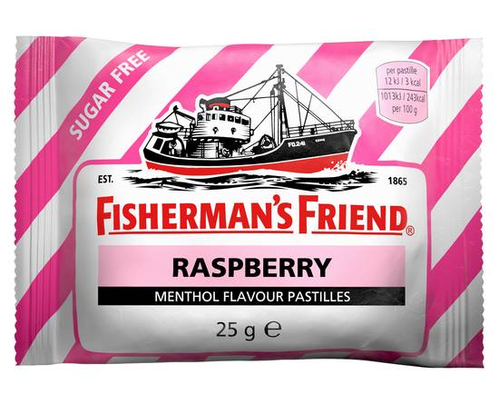 FISHERMANS FRIEND RASPBERRY S/FR 25G