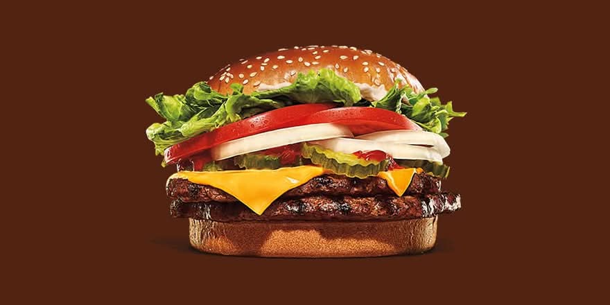 Whopper Doble con queso