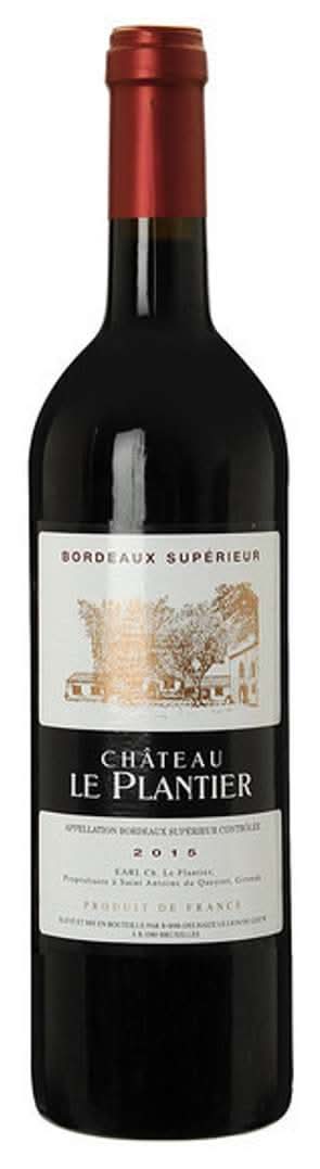 Château Le Plantier - Vin rouge bordeaux supérieur, 2012 (375ml)