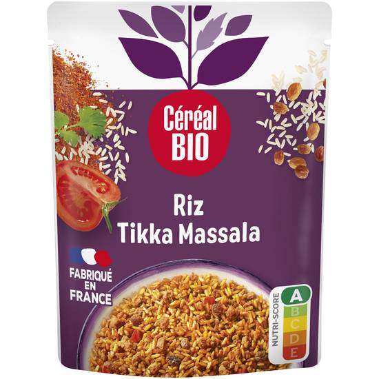 Cereal Bio - Riz et soja aux épices tikka massala