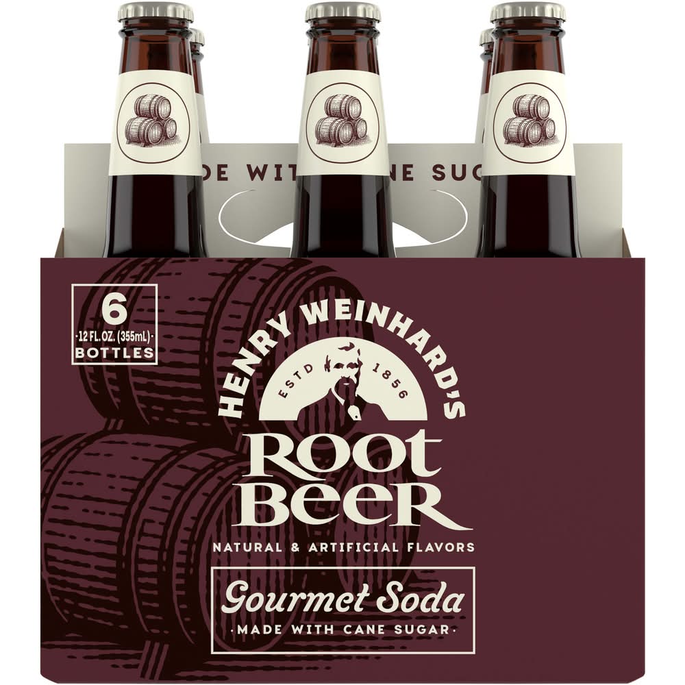 Henry Weinhard's Gourmet Soda Root Beer (6 x 12 oz)