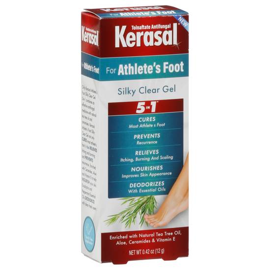 Kerasal 5 in 1 For Athlete's Foot Silky Clear Gel