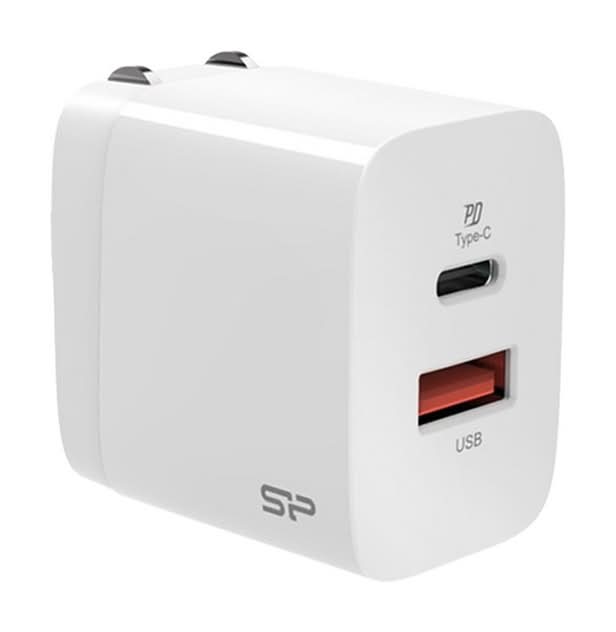 #227955 廣穎 QM15 PD+QC3.0 20W快充充電頭 SP20WASYQM152PAW