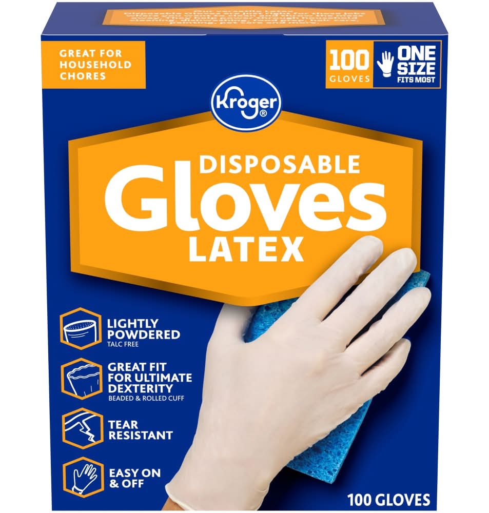 Kroger® Disposable Latex Gloves