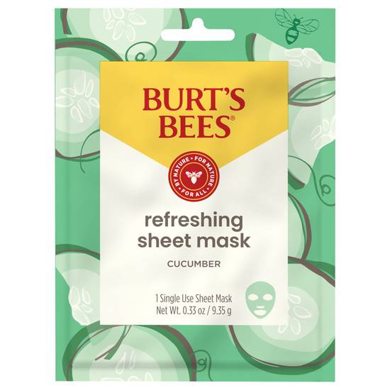 Burt's Bees Refreshing Sheet Mask With Cucumber
