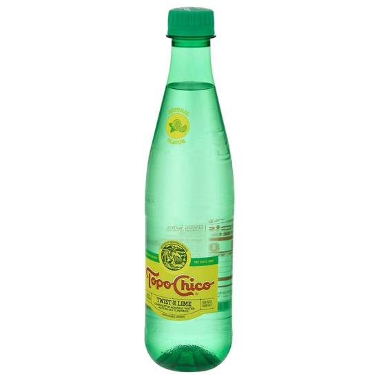 Topo Chico Twist Of Lime Carbonated Mineral Water (15.5 fl oz)