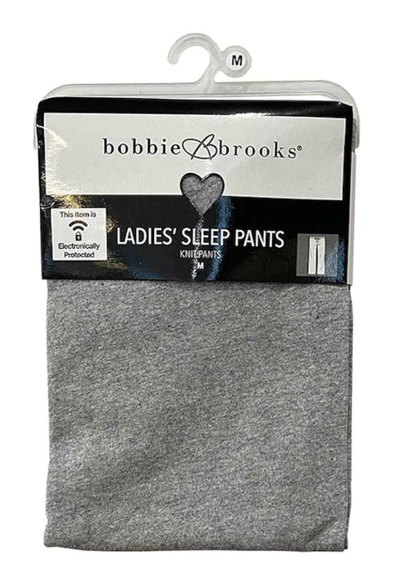 Bobbie Brooks Knit Sleep Pants, Women, XL, Gray