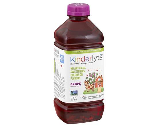 Kinderlyte · Grape Electrolyte Solution (33.8 fl oz)