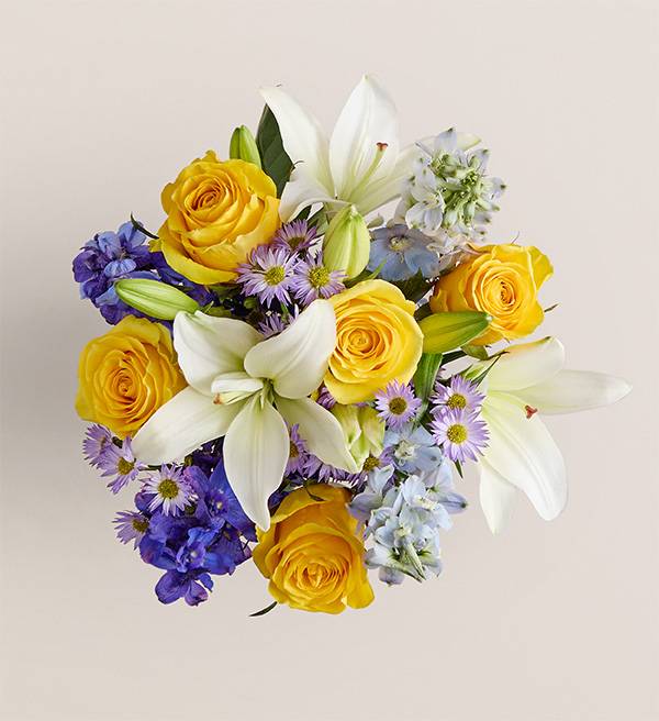 Bright Blue Skies Bouquet Large